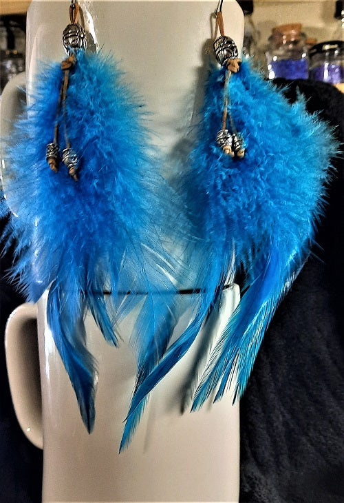 Earrings - Feathers