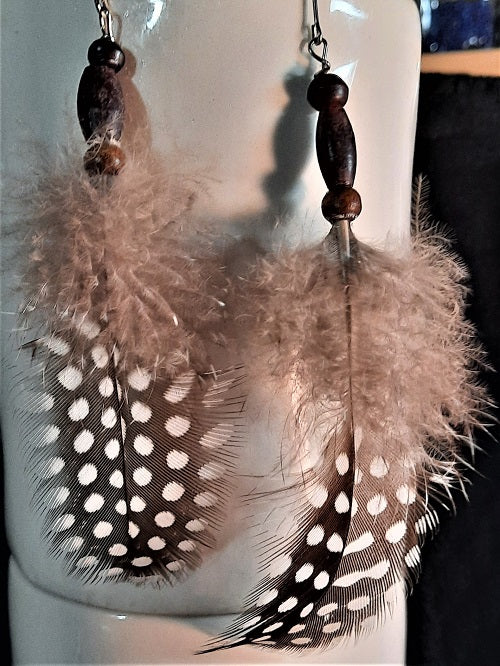 Earrings - Feathers