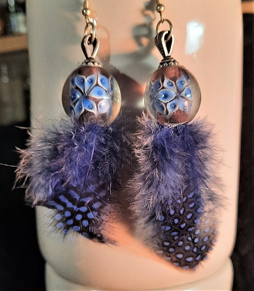 Earrings - Feathers