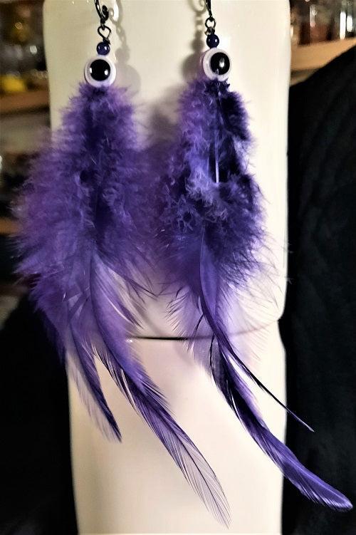 Earrings - Feathers